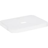 3x Sunware opbergbox/mand/kist van 32 liter antraciet grijs kunststof met transparante deksel - 45 x 35 x 24 cm