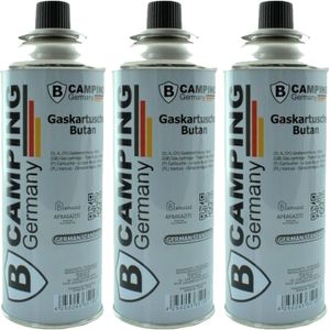 Voordeelset van 3x benson fles camping Butaangas/gasvulling van 227 gram - Kookstel/onkruidverdelging