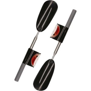 Multipak - 2x Uitschuifbare Schoenlepel - Grijs - Metaal met Kunststof