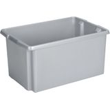 Sunware opslagbox 51 liter grijs 59 x 39 x 29 cm met deksel en organiser tray
