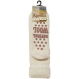 Apollo - Huissokken - Creme - Wol - Anti-slip