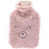 Home & Styling Warmwaterkruik - fleece hoes - biggetje roze - 2 liter