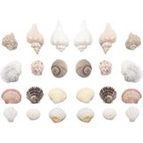 Decoratie/hobby schelpen mix 450 gram - Decoratieve schelpjes