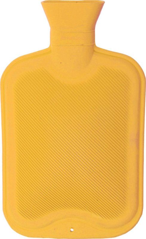 Home & Styling Home & Styling - Warmwaterkruik - rubber geel - 2 liter