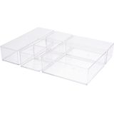 Make-up organizers - 2 stuks - 6-vaks - 30 x 22,5 x 5 cm