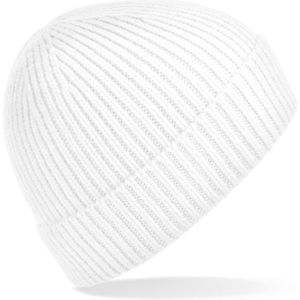 Wintermuts gebreide beanie wit voor volwassenen polyacryl - Mutsen - volwassenen