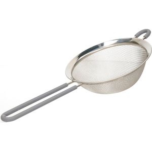 Arte r Zeef - met handvat - vergiet - RVS - 33 x 14 cm