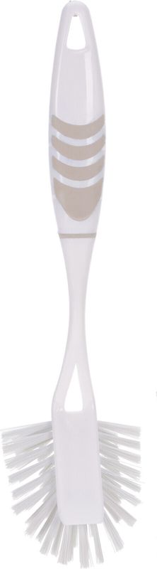 Excellent Houseware Afwasborstel met ophang lus - grijs - 29 cm