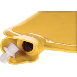 Home & Styling Kruik - 2x stuks - rubber - geel - 2 liter