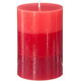 Geurkaarsen set - 1x stompkaars en 30x theelichtjes - Rood fruit