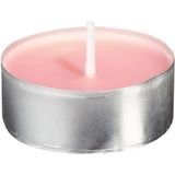 Geurkaarsen set - 1x stompkaars en 30x theelichtjes - Rozen