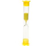 Zandloper - badkamer douche - spelletjes timer - geel - 3 minuten