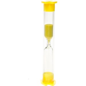 Zandloper - badkamer douche - spelletjes timer - geel - 3 minuten