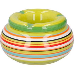 G.Wurm - Storm asbak Keramiek groen/multi-kleur 11 x 6 cm