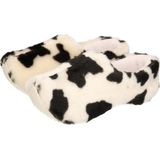 Pluche - Klompenpantoffels - Multi - Polyester - Koeienprint voor Kinderen