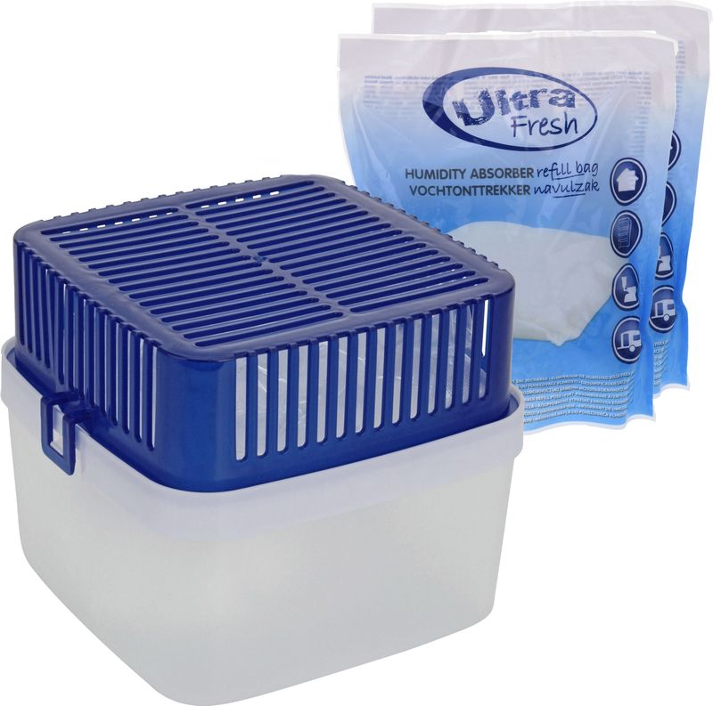 Ultra Fresh Vochtvanger/Vochtopnemer - 1800 ml - Incl. 3 Navullingen