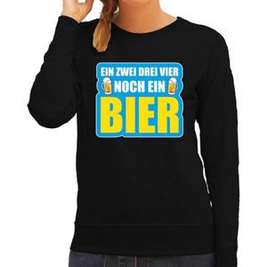 Apres-ski sweater / trui Wintersport Noch ein bier zwart voor dames