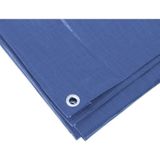 FX Tools - Afdekzeil Blauw 2 X 3 Meter met 10x Spanrubbers en S-haken