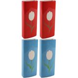 Svenska Living Radiatorbak luchtbevochtiger/waterverdamper - 4 st - 20 x 8 cm - porselein
