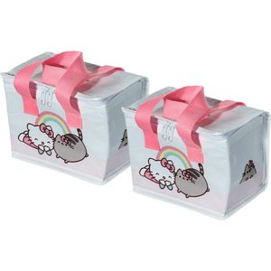 Puckator Kleine lunch/sixpack koeltas - 2 st - Hello Kitty print -  21 x 16 cm - 4,7 L