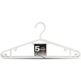 Mobiele kledingkast/garderobekast - incl 10x hangers - opvouwbaar - grijs - 174 cm
