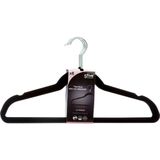 Mobiele kledingkast/garderobekast - incl 8x hangers - opvouwbaar - grijs - 174 cm