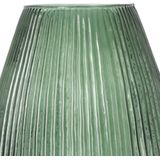 Excellent Houseware glazen vaas / bloemen vazen - groen - 25 x 37 cm