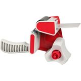 Benson Tape dispenser/tape afroller/taperoller met 2x stuks Verpakkingstape 50mm