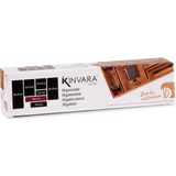 Kinvara - Kast/lade/make-up organizers 3x stuks bamboe bakje 30 x 7 x 5 cm