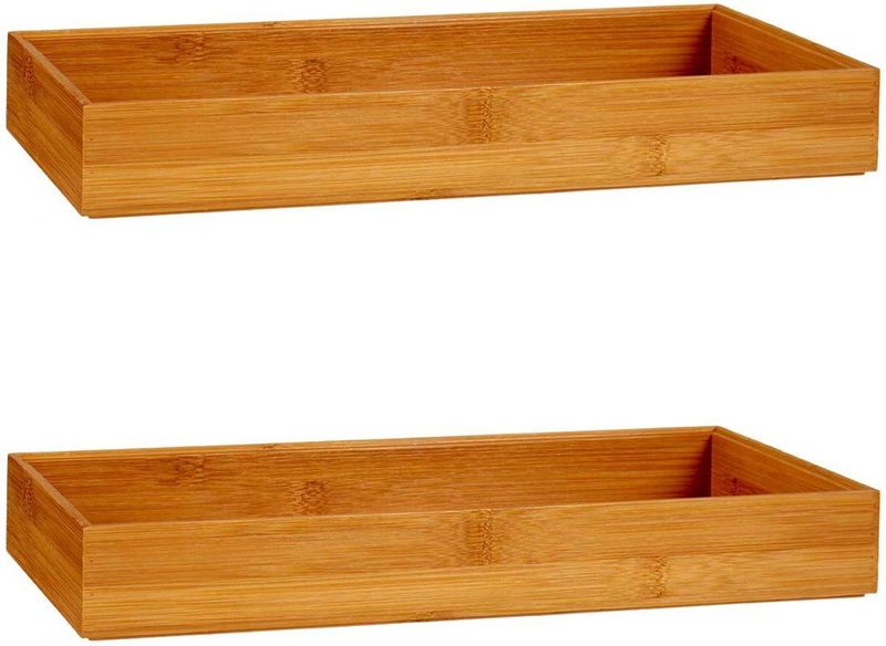 Kinvara - Organizers - Bruin - Bamboe - 2 Stuks