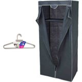 Storage Solutions - Mobiele kledingkast met 10x hangers - 75 x 160 cm