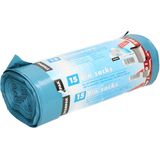 Papstar 30x stuks afvalzakken/vuilniszakken - 240 liter - blauw - containerzakken