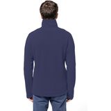 Kariban Fleece trui - marine blauw - halve ritskraag - warme winter sweater - heren - polyester