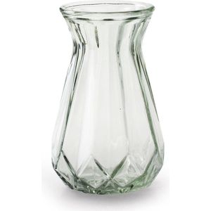 Jodeco Bloemenvaas - Stijlvol model - glas - H15 x D10 cm