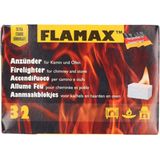 Flamax barbecue aanmaakblokjes - 160x stuks - BBQ/vuurkorf/openhaard