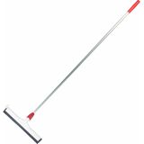 Vloertrekker/douchetrekker voor water kunststof/natuurrubber 55 cm - met steel 145 cm