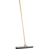 Betra Vloertrekker/douchetrekker - voor water metaal/rubber 55 cm - met houten steel 150 cm