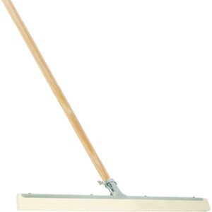 Betra Vloertrekker/douchetrekker - voor water - metaal/rubber 45 cm - met houten steel 150 cm