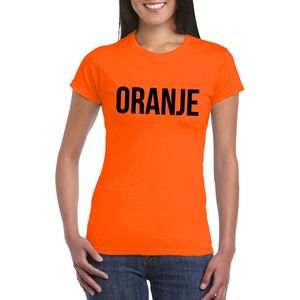 Bellatio Decorations Oranje Koningsdag t-shirt - oranje - dames