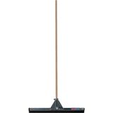 Talen Tools Vloer/douche trekker - metaal/stevig rubber 55 cm - dikke houten steel 140 cm