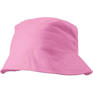 Trendoz zonnehoedjes voor volwassenen - 1x - roze - 100% katoen