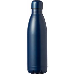 RVS Waterfles/Drinkfles Kleur Blauw - met Schroefdop - 790 ml - Sportfles - Bidon