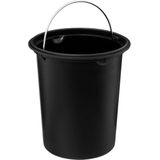 5Five kleine pedaalemmer 2x metaal beige 3L Badkamer Badkamer/toilet