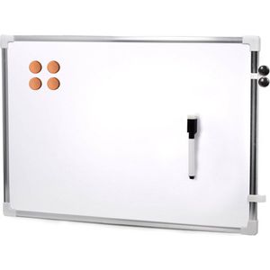 Magnetisch Whiteboard/Memobord met Marker/Magneten Extra Sterk - 60 X 40 cm