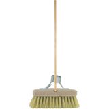 BETRA - Universele Bezem - Beige - FSC Hout - Inclusief Stokhouder