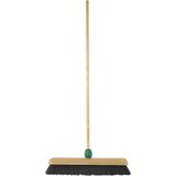 BETRA - Universele Binnenbezem - Beige - Hout - 1x Bezemkop Zwart - 30 cm