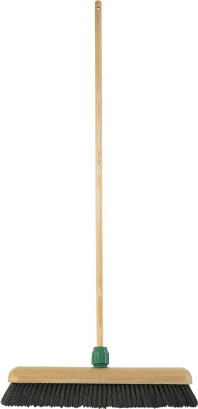 BETRA - Universele Binnenbezem - Beige - Hout - 1x Bezemkop Zwart - 30 cm