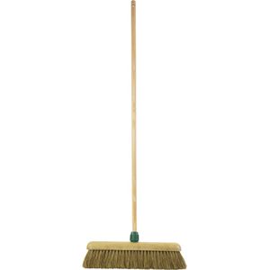 Betra - Binnenbezem - Lichtbruin - FSC Hout/Kokos - Inclusief Bezemsteel 150 cm