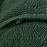 Atmosphera Bank/sierkussens Sophia - set 6x - Donkergroen - polyester - met rits - In 2 formaten