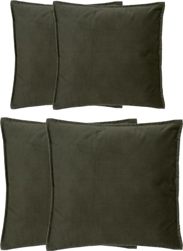 Sierkussen - Grijs - Polyester - 45x45 cm